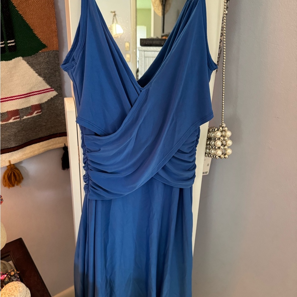 NWT A.B.S. Elegant Blue Women's Dress